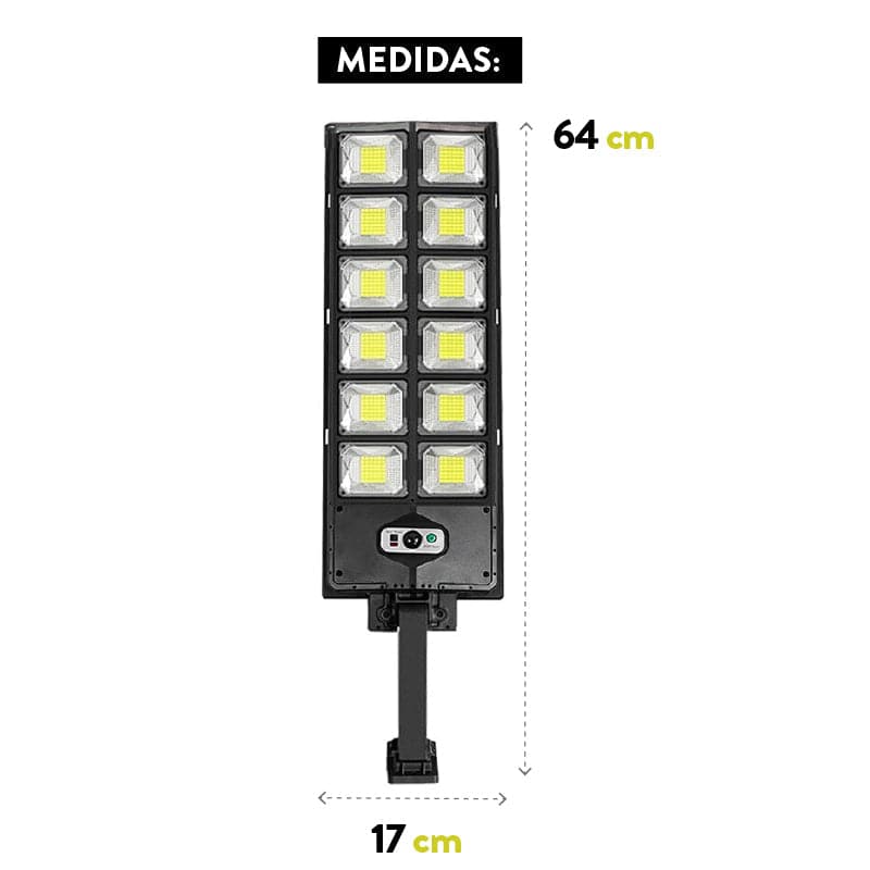 Farol Solar De Exterior Con Luz Led Y Control