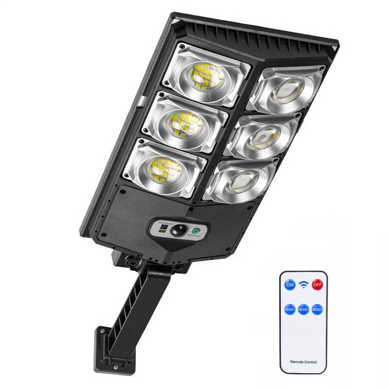 Foco LED Solar Con Sensor De Movimiento Y Control