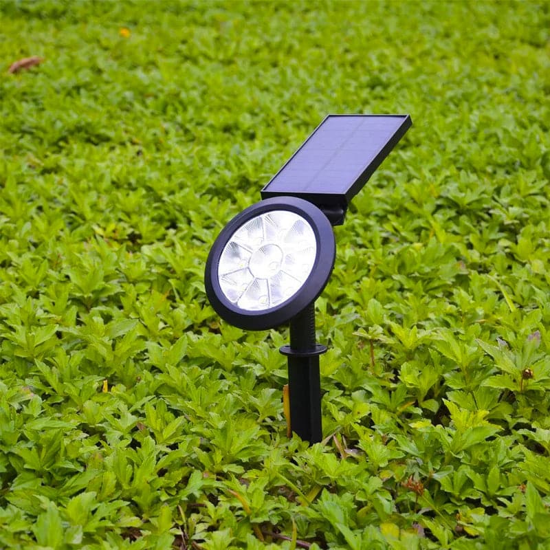 Foco Solar Led De Colores Para Jardín