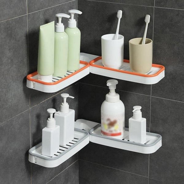 estante  de baño organizador plegable