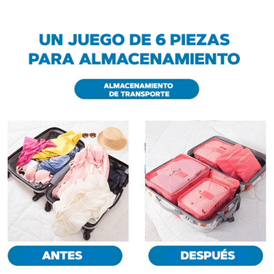 6 BOLSAS DE EQUIPAJE PORTATIL - BAGSHIP™