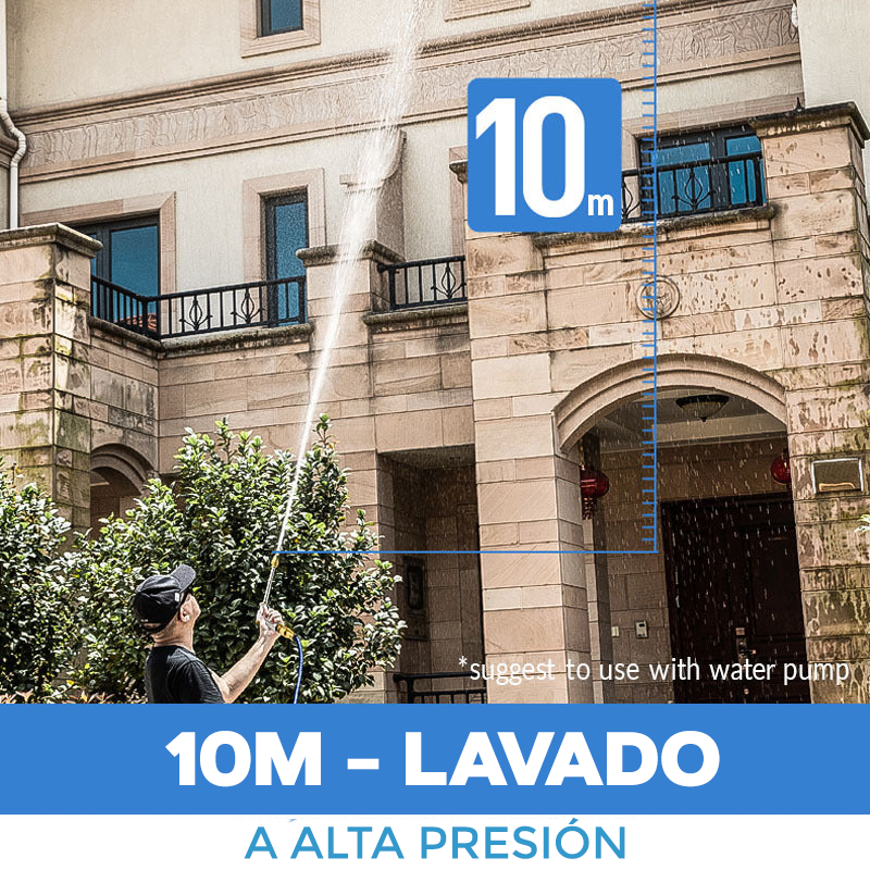 Lavadora de alta presión 2 en 1