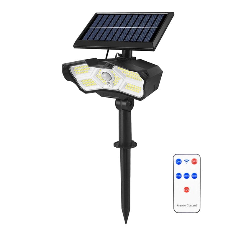 Luz Solar De Jardín Con Detección De Movimiento Y Control KXK-600L