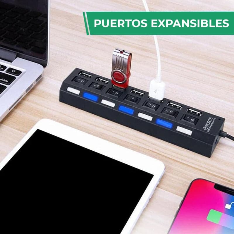 Hub de 7 Puerto USB 2.0