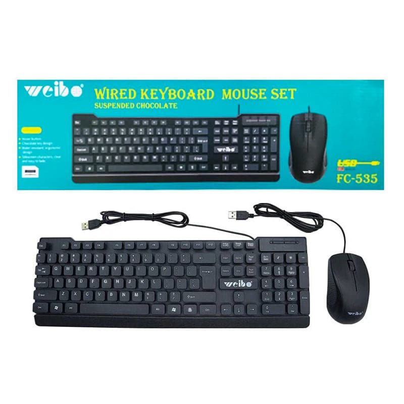 Set Teclado Y Mouse FC-535 Weibo