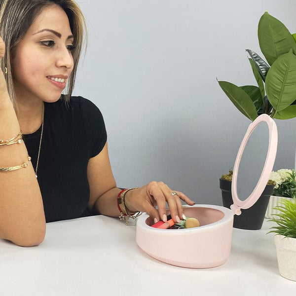 Caja Para Guardar Maquillaje Con Espejo