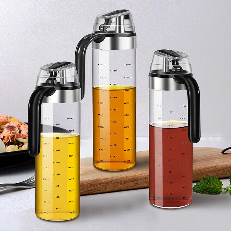 Dispensador De Vidrio Para Aceite O Vinagre 550ml