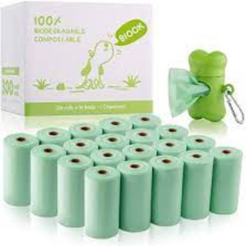 15 Rollos de Bolsas para Excremento Perro Biodegradable