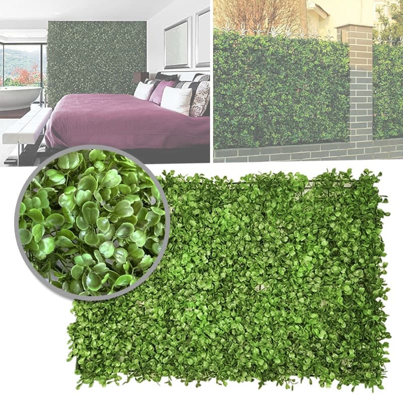 Jardín Vertical Artificial Panel 40x60 Muro Follaje Ecológico