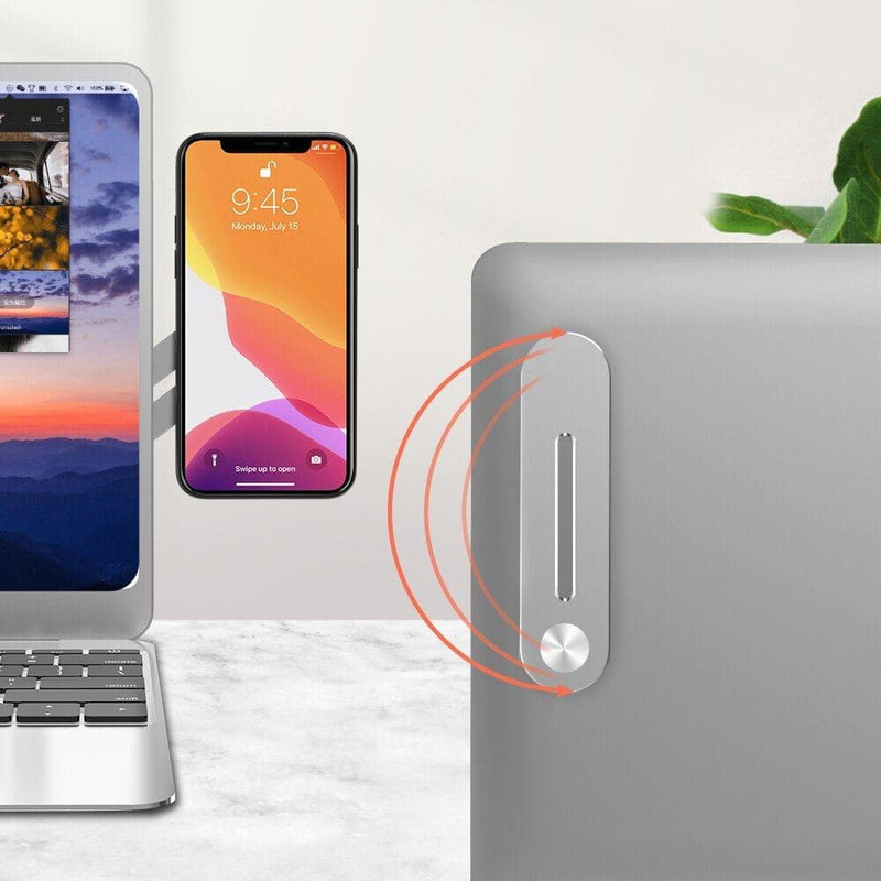 Soporte magnético de celular fijo lateral para monitor de computador