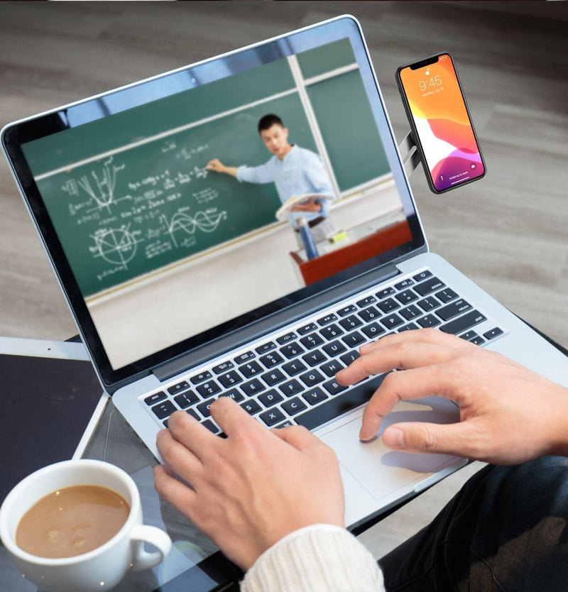 Soporte magnético de celular fijo lateral para monitor de computador
